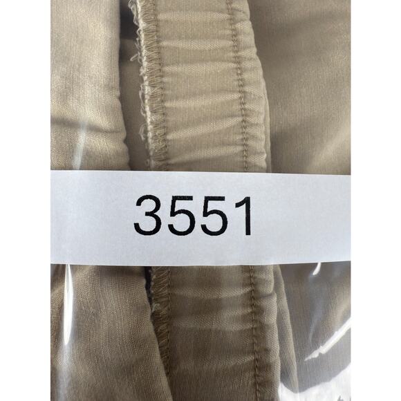 J Jill Size 16 Tall Stretch Cotton Blend Flat Front Pants Beige Zipper Pull On - Picture 12 of 12